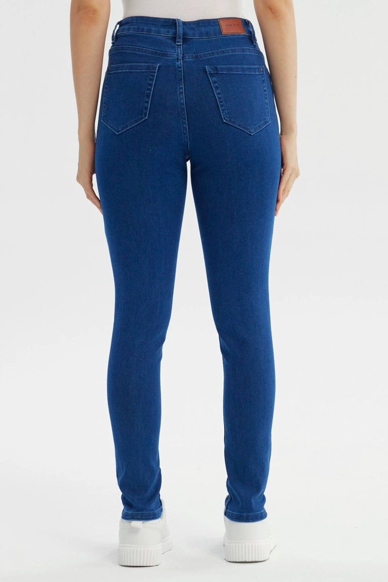 JEANS MUJER SUPERSKINNY AZUL - 3