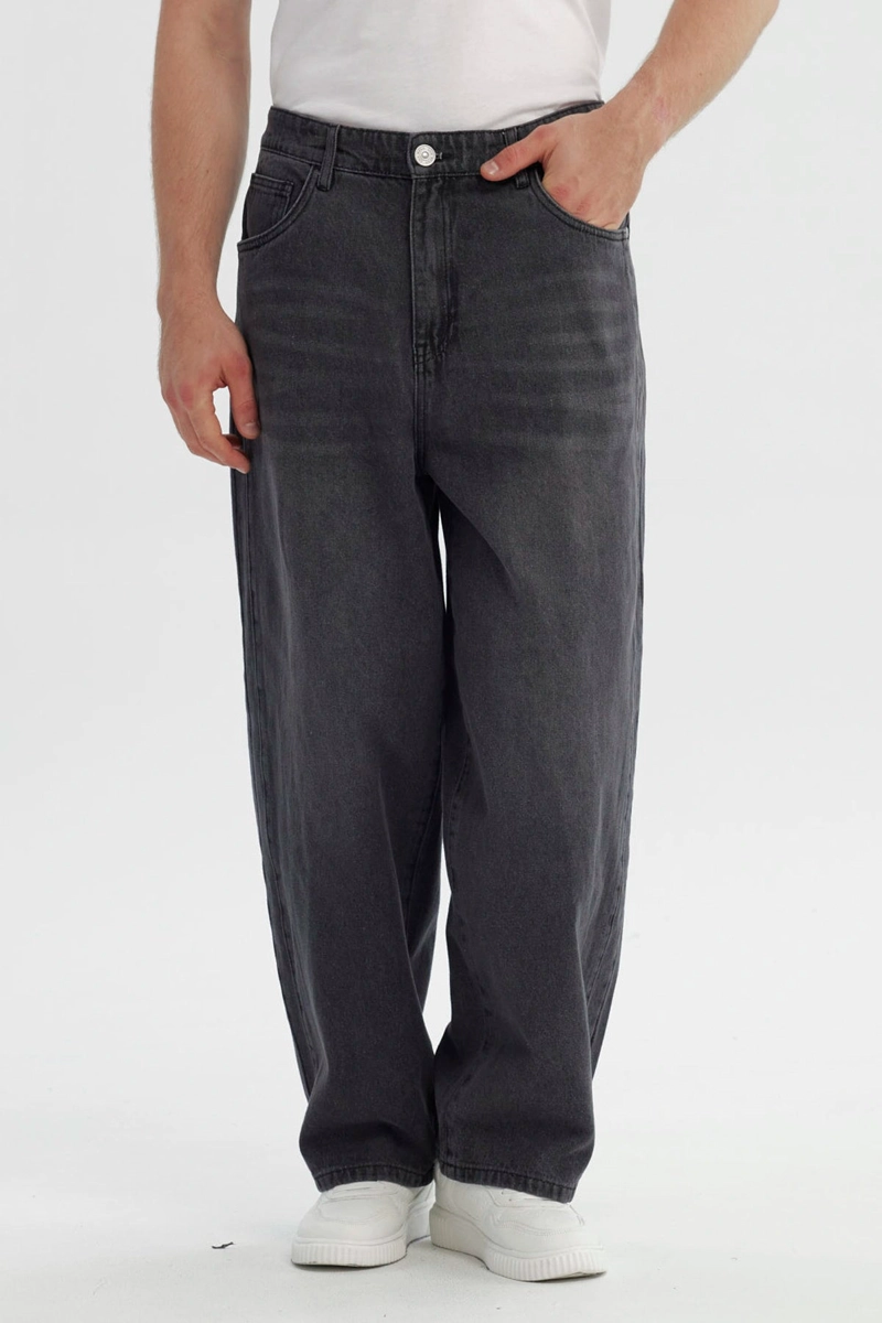 JEANS HOMBRE STRAIGHT GRIS CLARO - 1