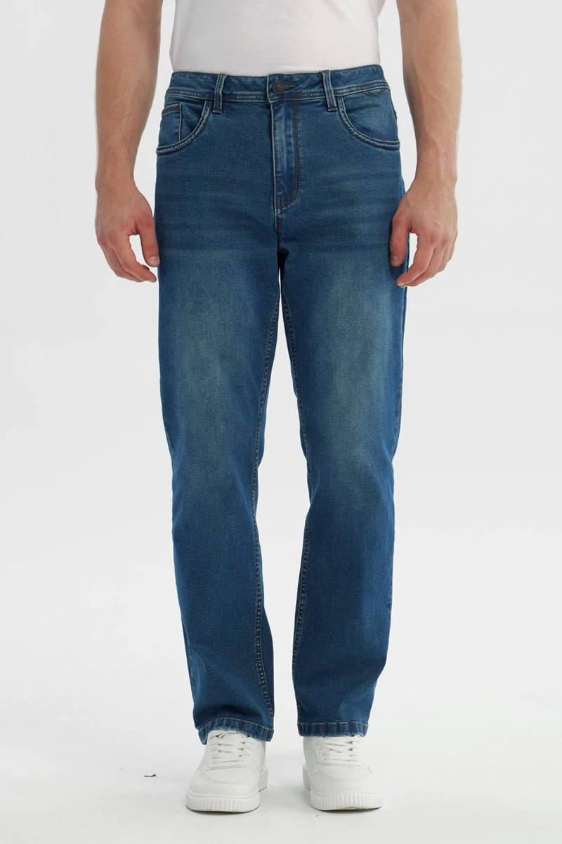 JEANS HOMBRE CLASICO AZUL INDIGO - 1