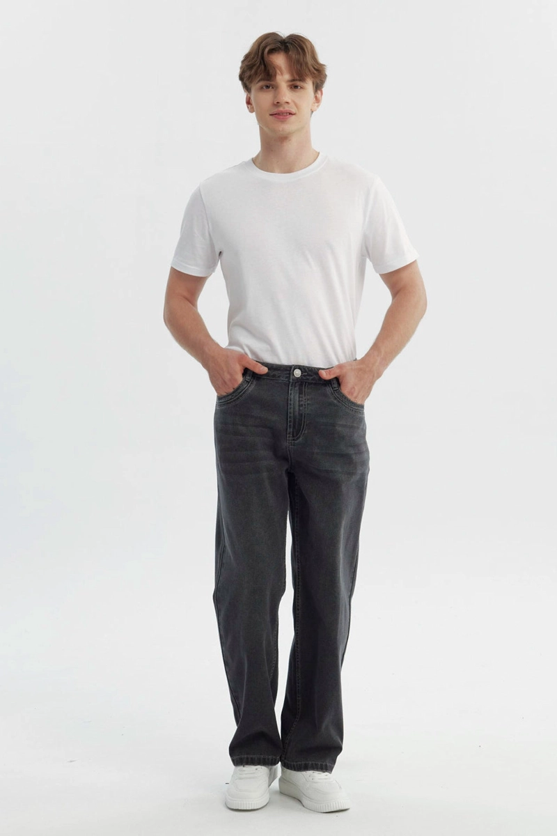 JEANS HOMBRE CLASICO GRIS - 4
