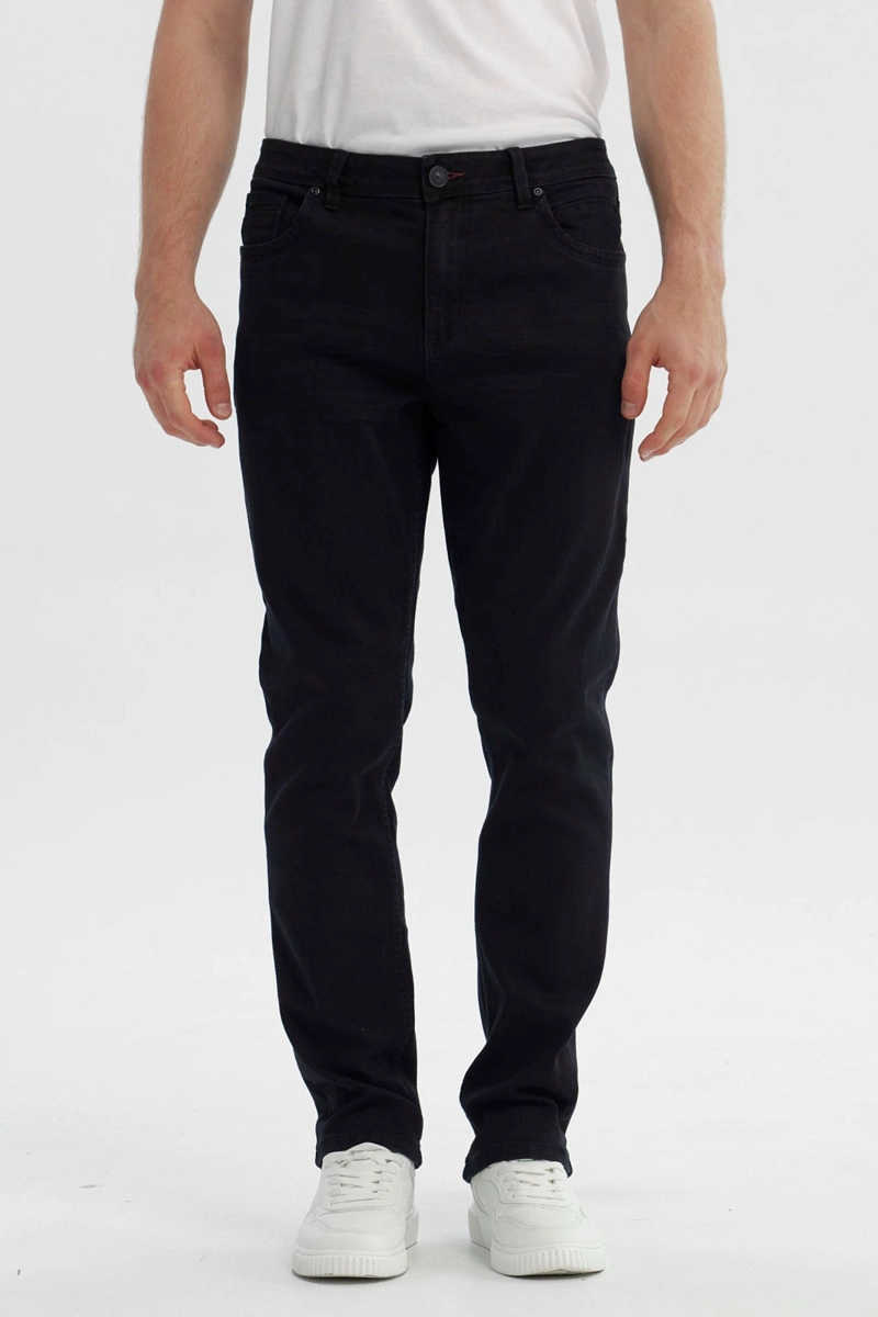 JEANS HOMBRE SLIM NEGRO - 1