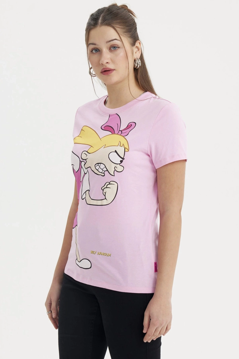 POLERA MUJER SLIM FIT ROSADO - 2