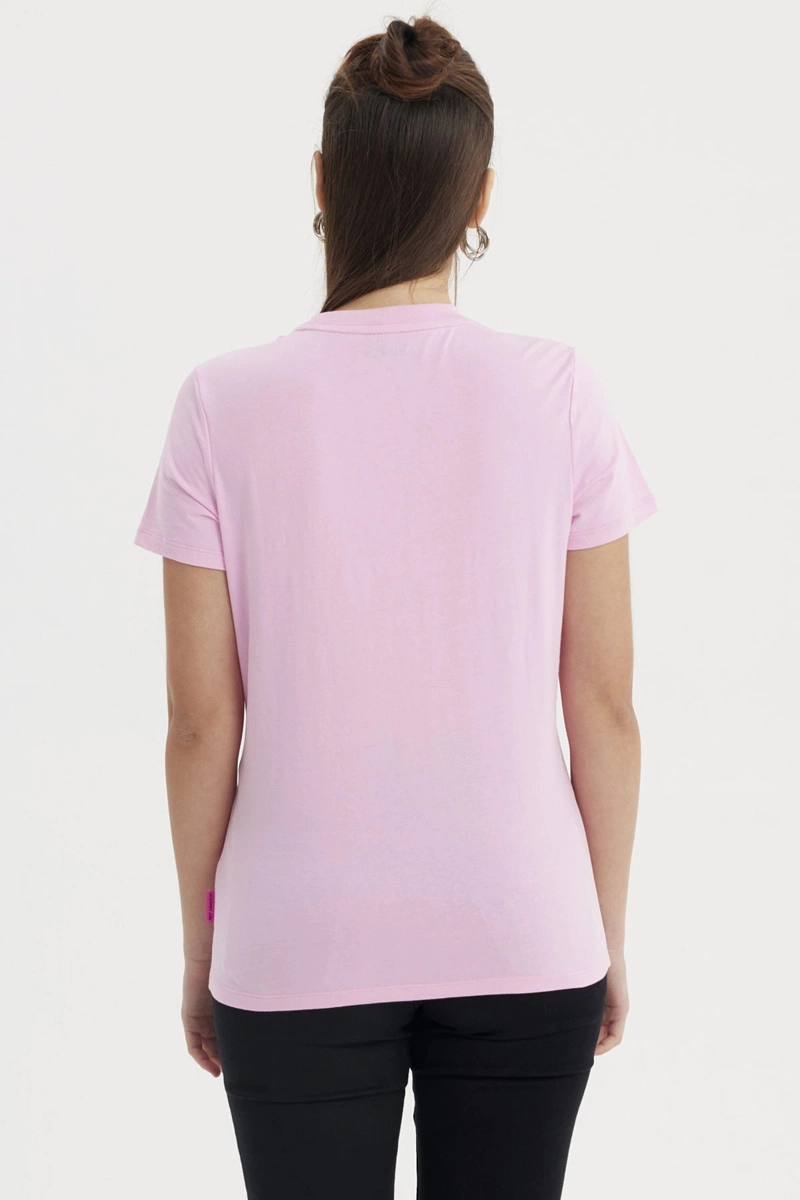 POLERA MUJER SLIM FIT ROSADO - 3