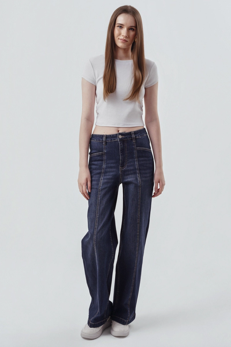 POLERA MUJER SLIM FIT BLANCO - 4