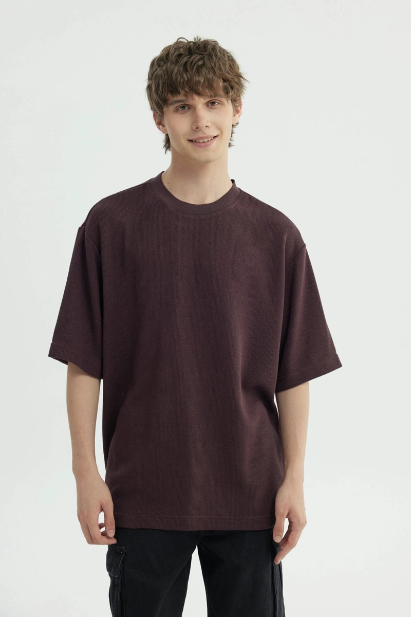 POLERA HOMBRE OVERSIZE BURDEO - 1