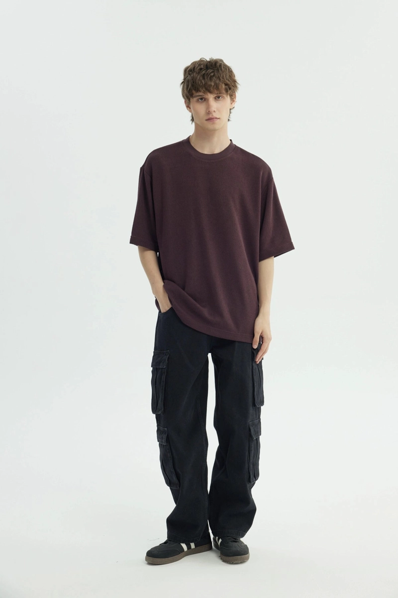 POLERA HOMBRE OVERSIZE BURDEO - 4