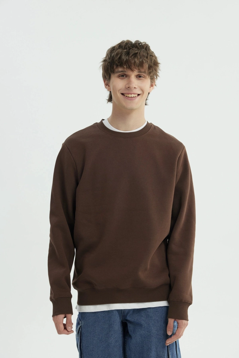 POLERON HOMBRE REGULAR CHOCOLATE - 1