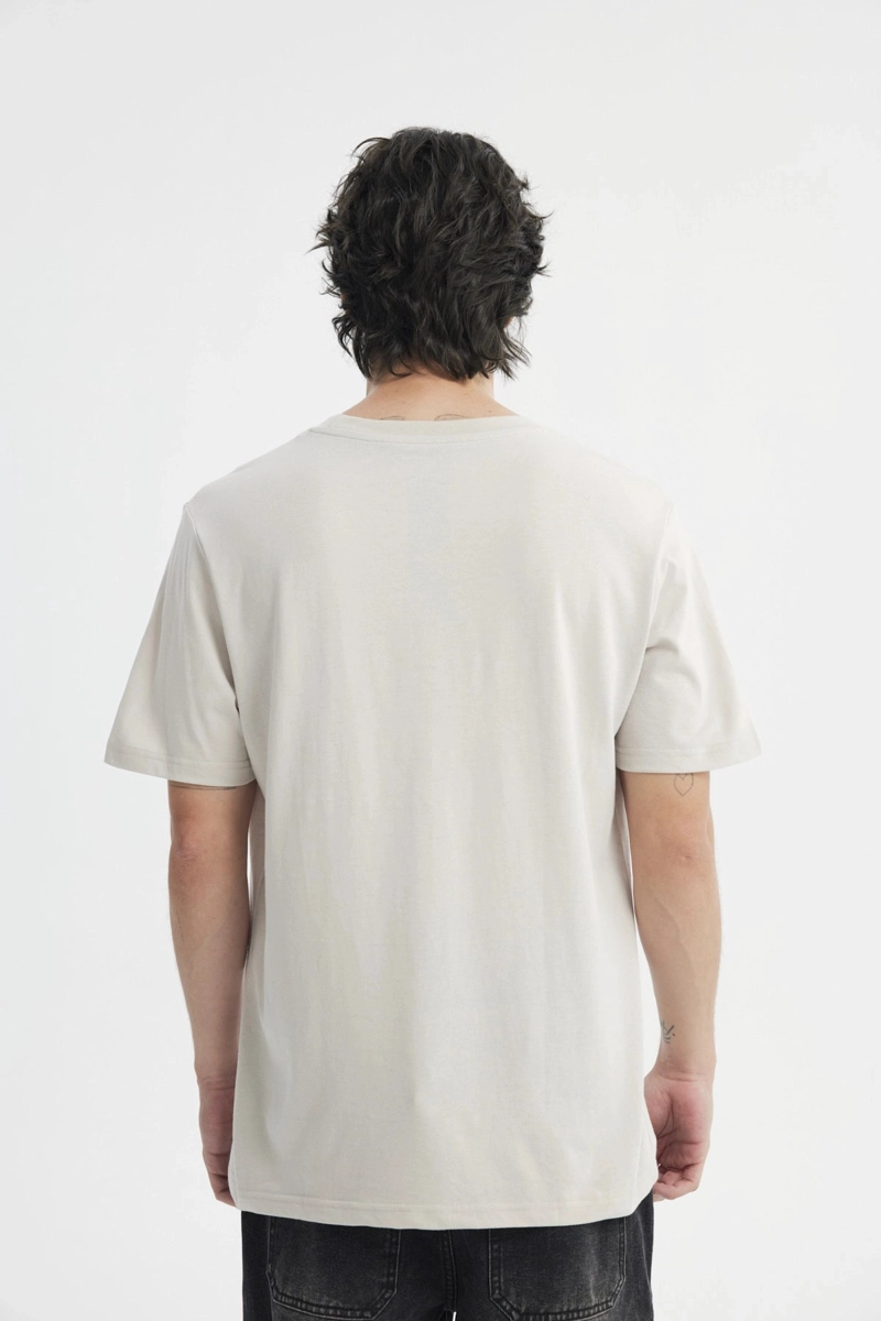 POLERA HOMBRE REGULAR BEIGE OSCURO - 3