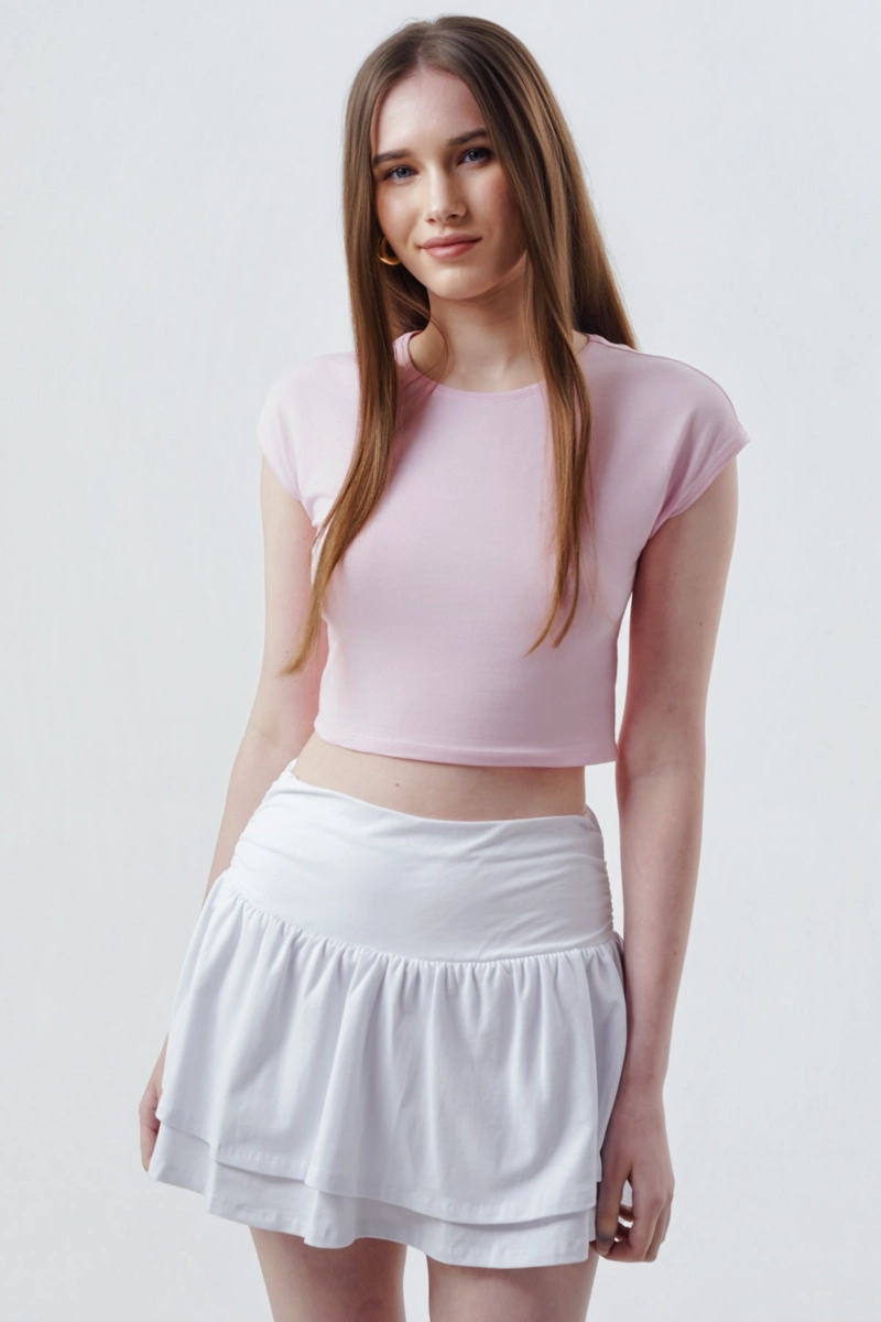 POLERA MUJER TIGHT ROSADO CLARO - 1