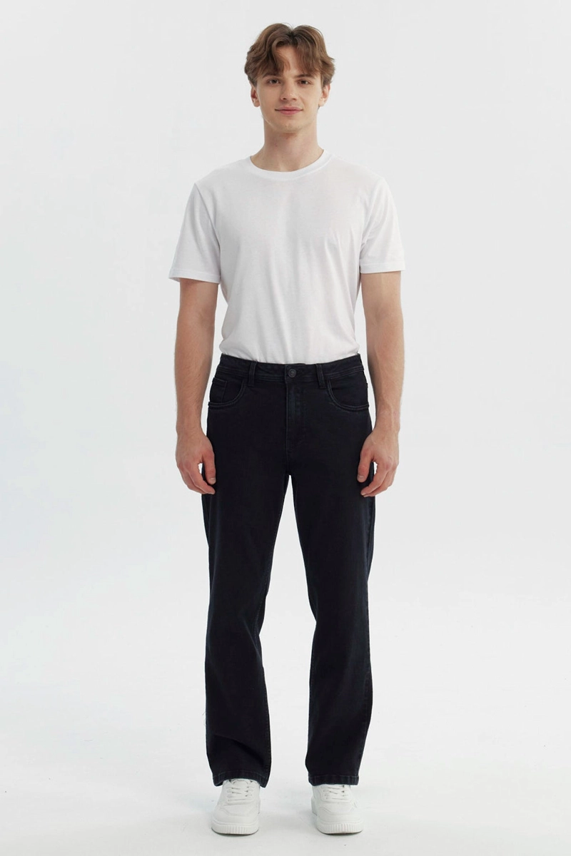 JEANS HOMBRE CLASICO NEGRO - 4