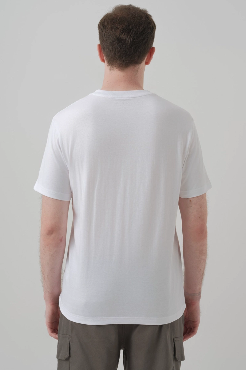 POLERA HOMBRE REGULAR BLANCO - 3