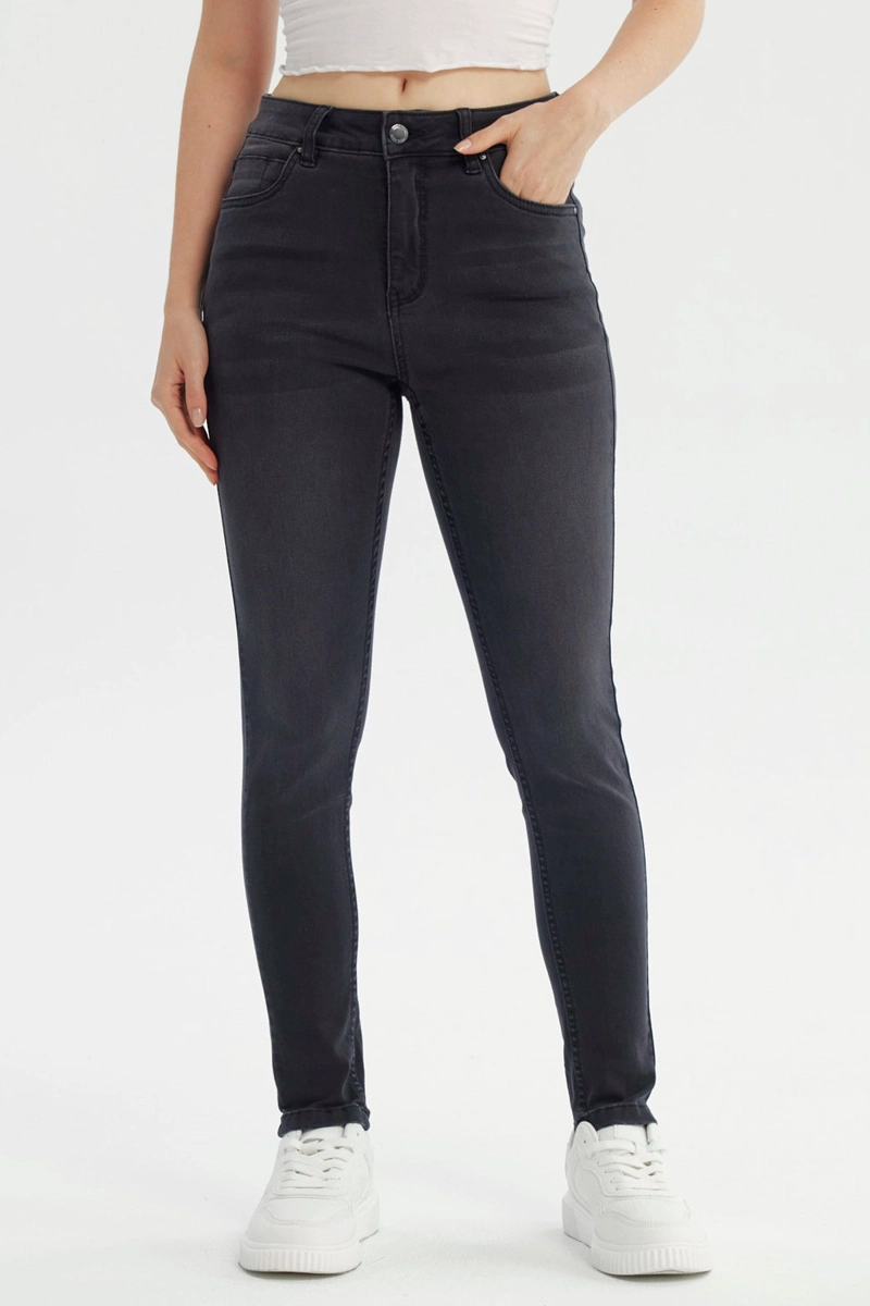 JEANS MUJER SUPER SKINNY ESTELA NEGRO - 1