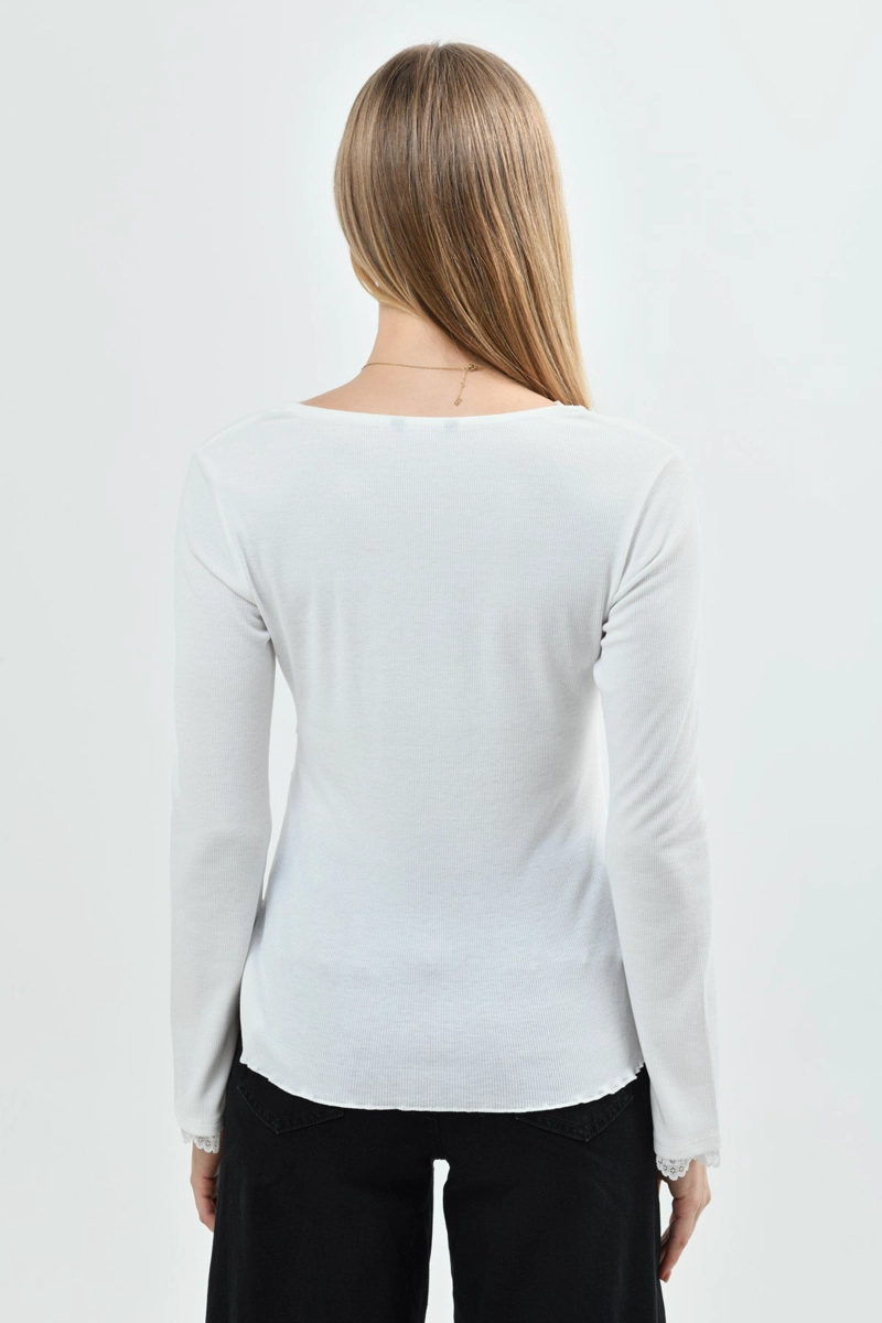 POLERA MUJER AJUSTADO CRUDO - 3