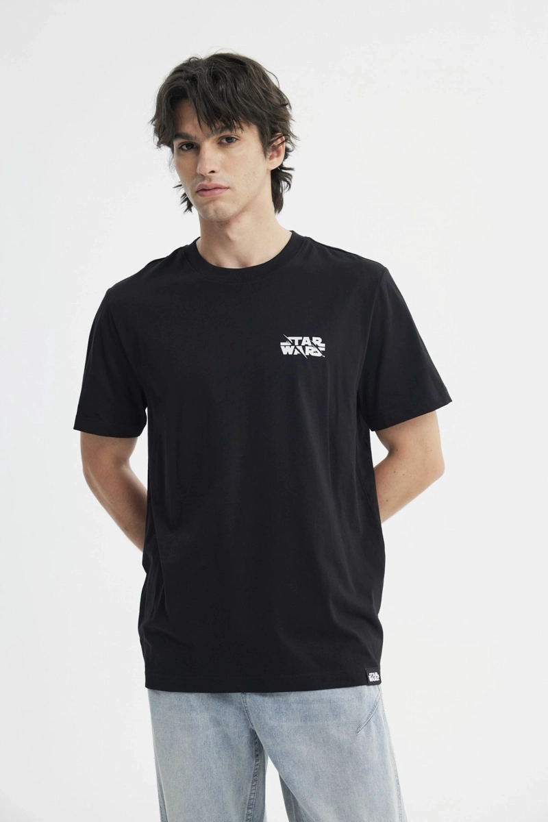POLERA HOMBRE REGULAR NEGRO - 1