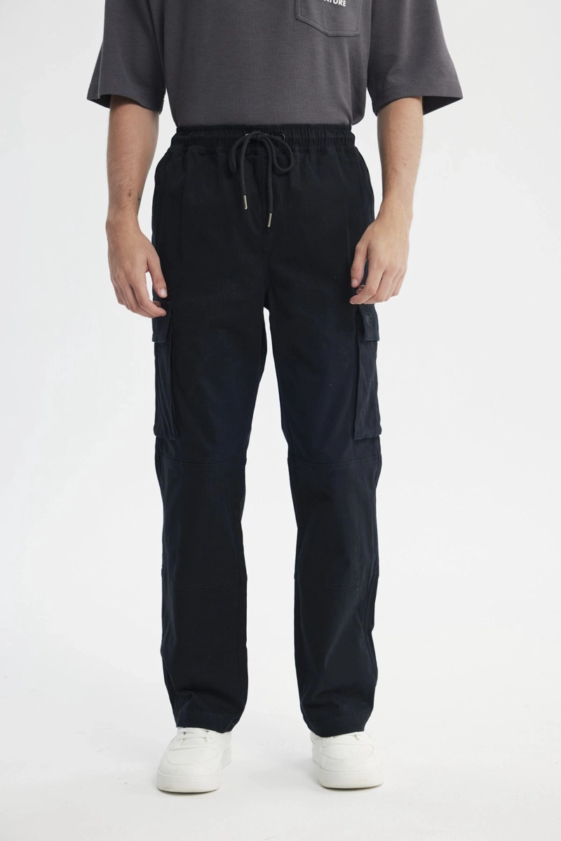 PANTALON HOMBRE CLASICO NEGRO - 1