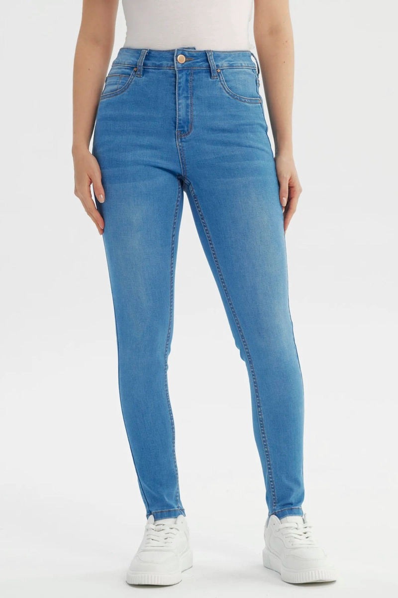 JEANS SUPER SKINNY ESTELA MUJER AZUL CLARO - 1