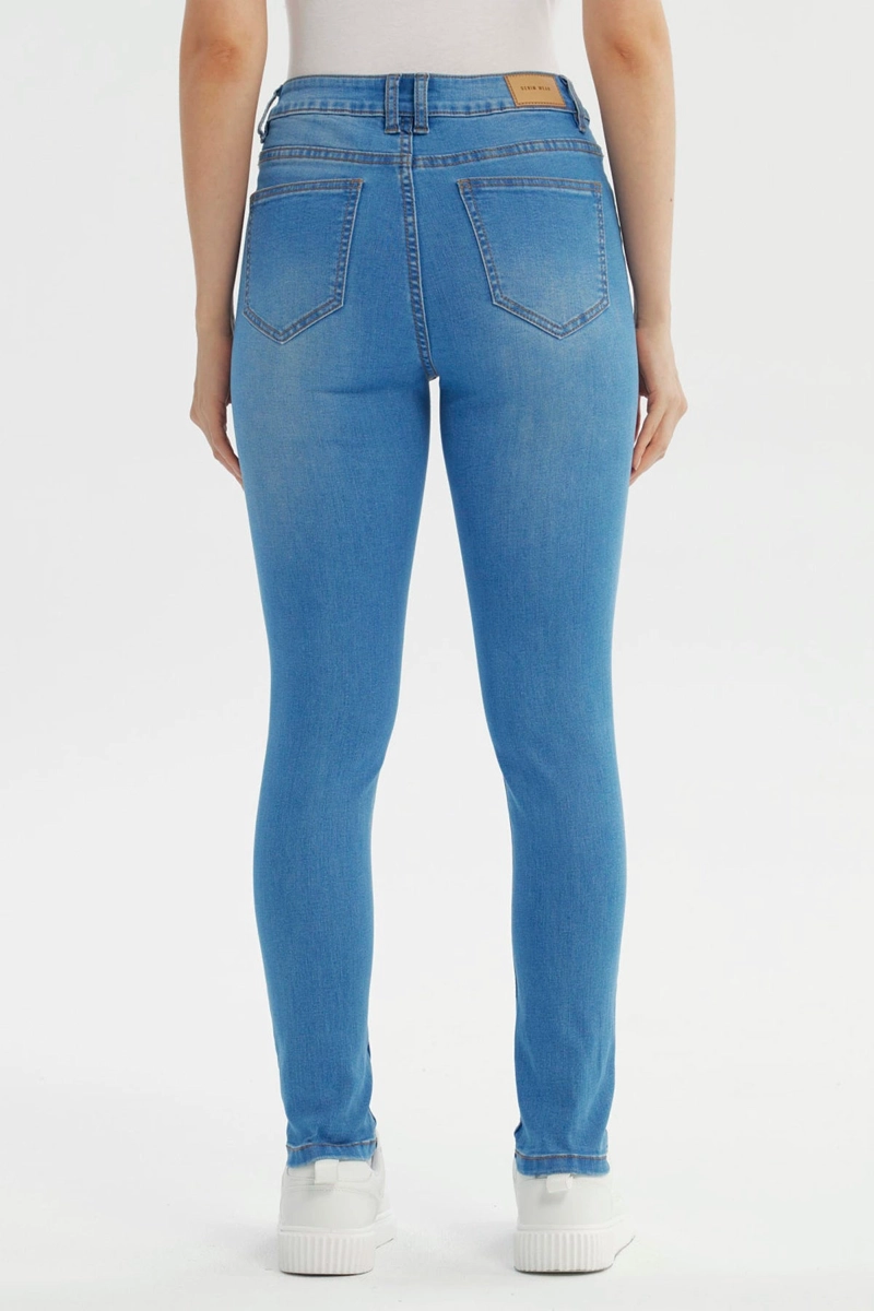 JEANS SUPER SKINNY ESTELA MUJER AZUL CLARO - 3