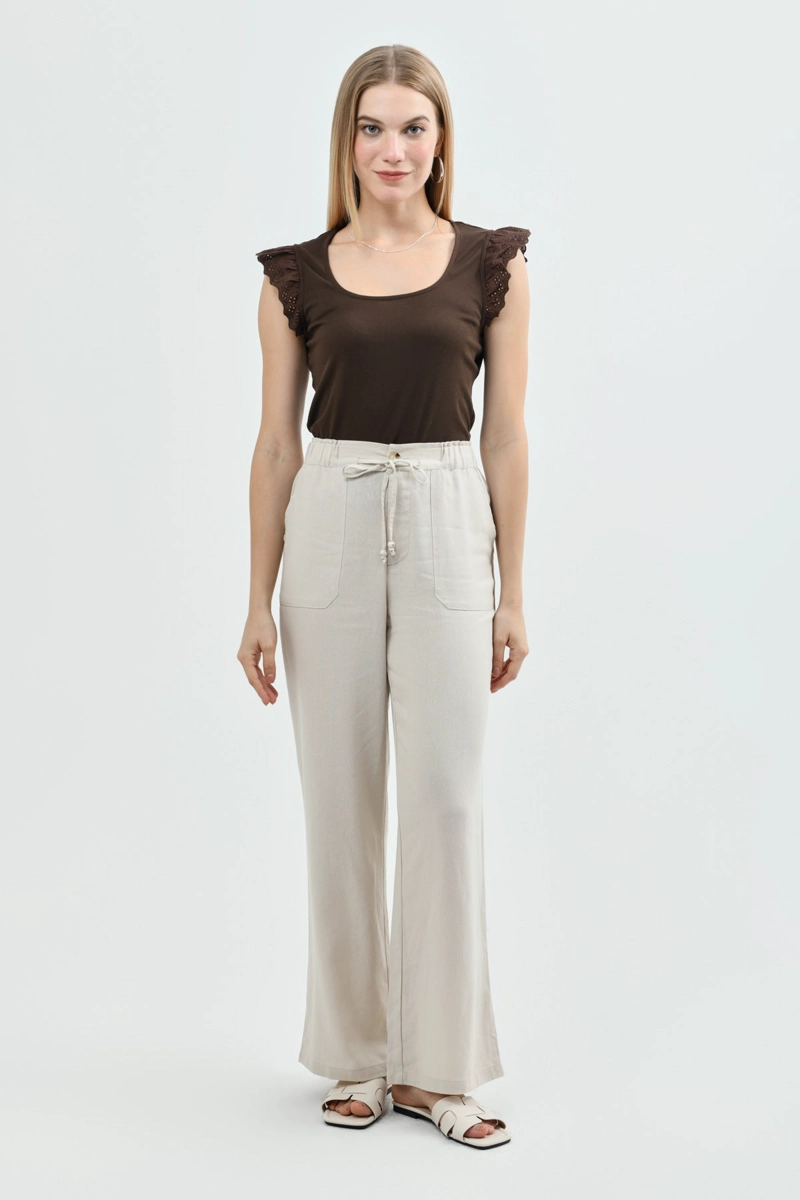 PANTALON LOOSE MUJER ARENA - 4