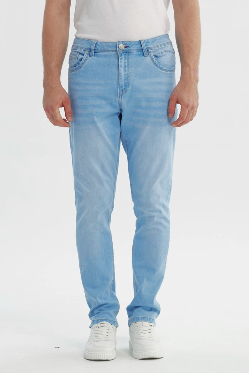 JEANS SLIM HOMBRE AZUL CLARO - 1