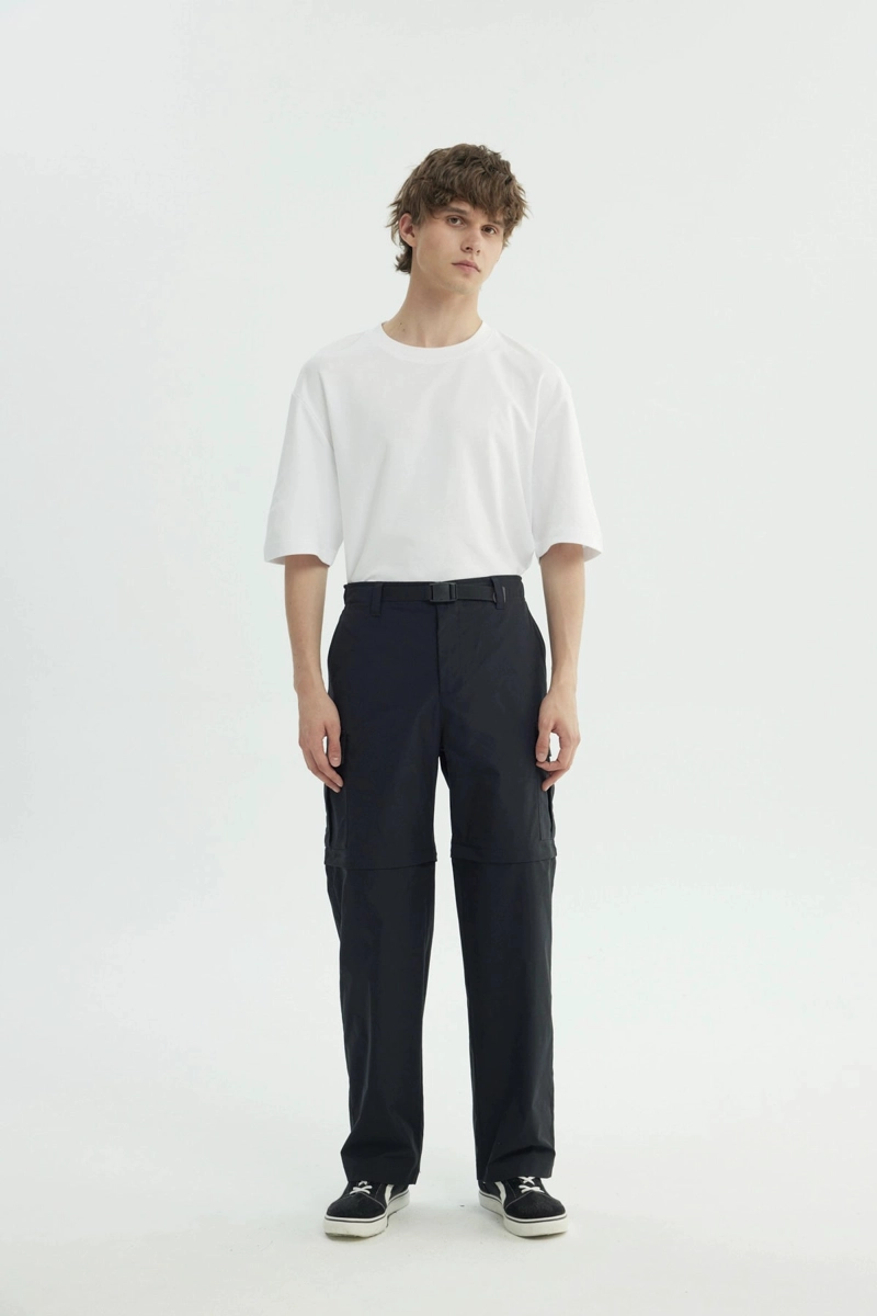 PANTALON HOMBRE AMPLIO NEGRO - 4