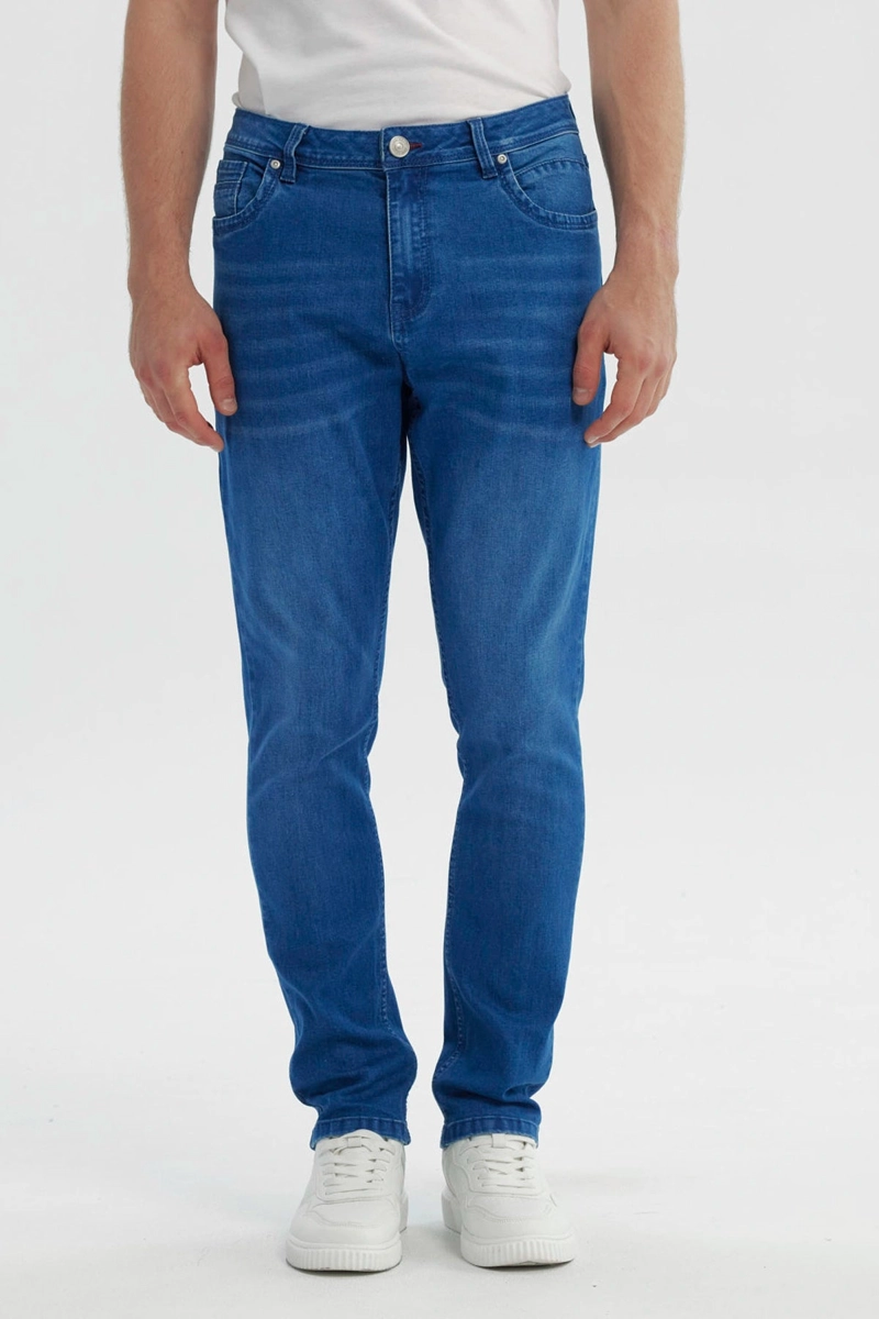 JEANS SLIM HOMBRE AZUL - 1
