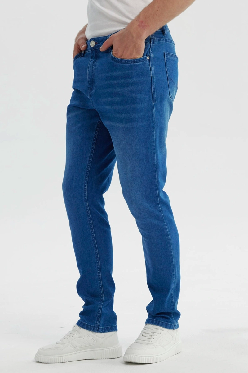 JEANS SLIM HOMBRE AZUL - 2