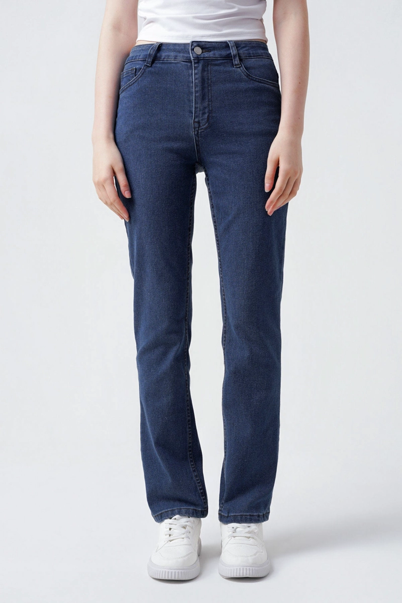 JEANS SLIM MUJER AZUL - 1