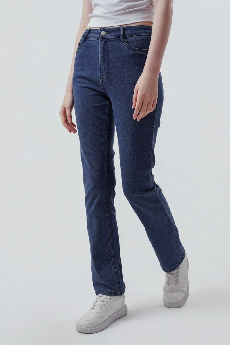JEANS SLIM MUJER AZUL - 2