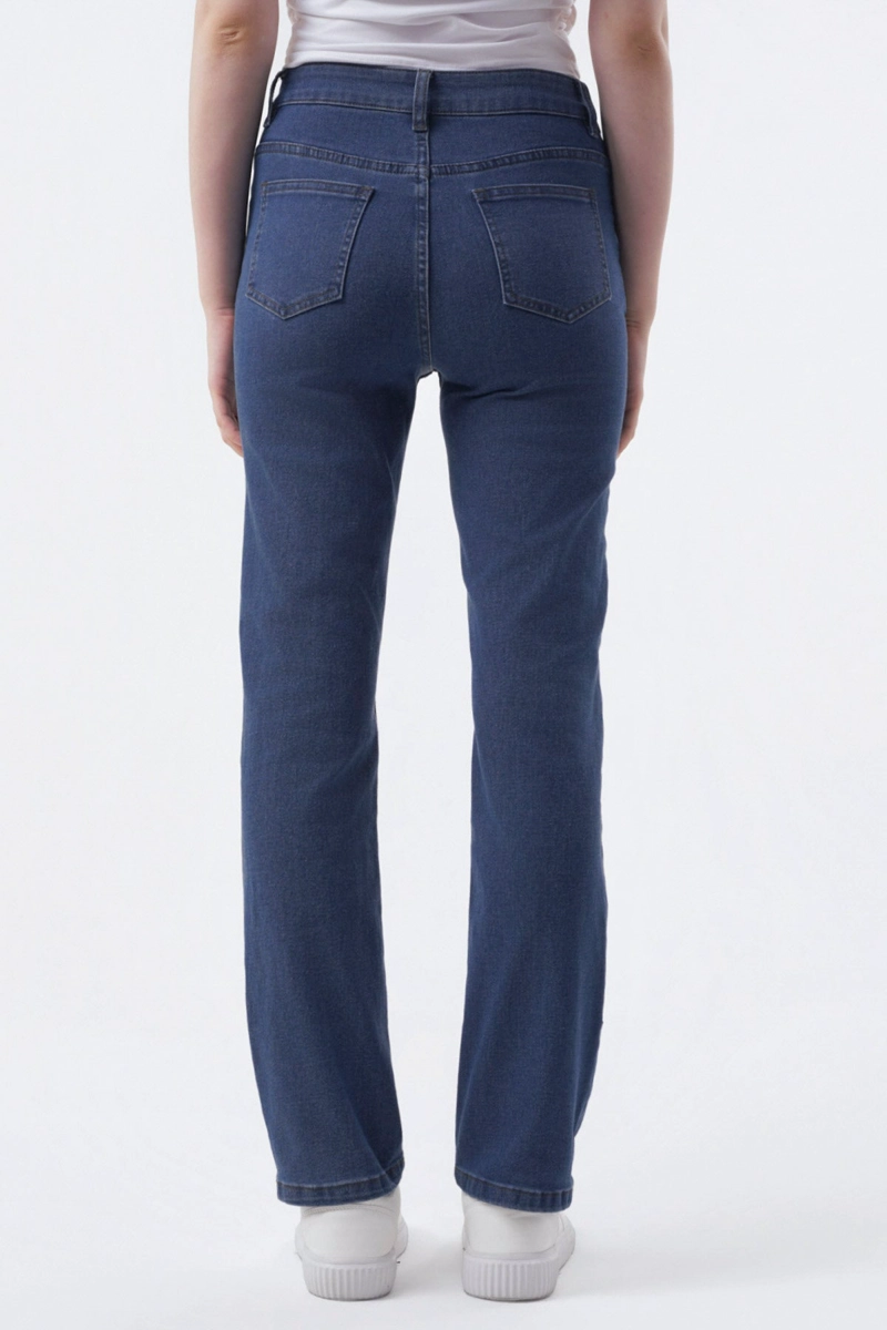 JEANS SLIM MUJER AZUL - 3