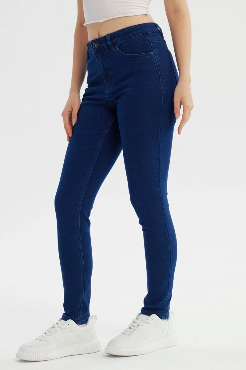 JEANS SUPERSKINNY MUJER AZUL MARINO - 2
