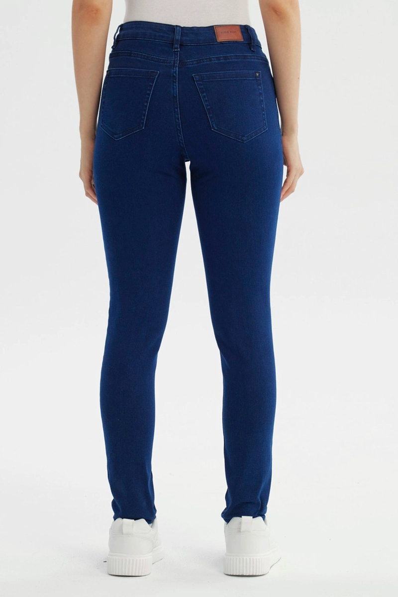 JEANS SUPERSKINNY MUJER AZUL MARINO - 3