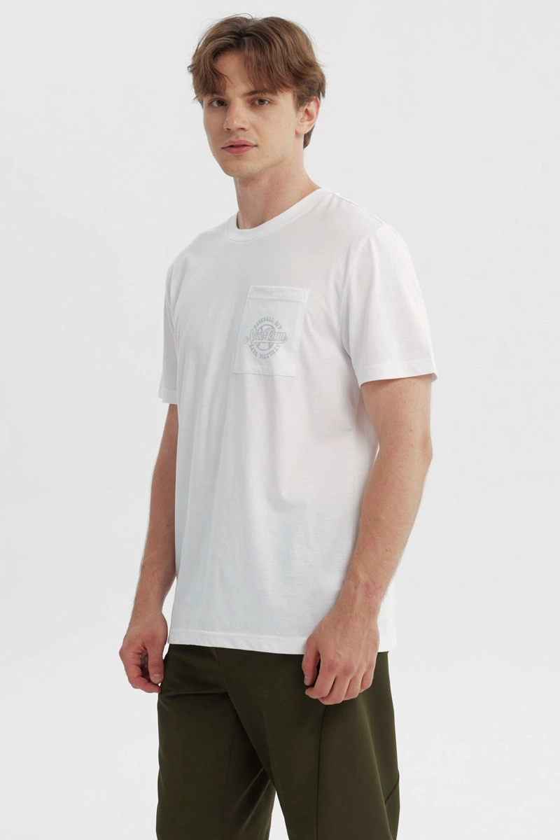 POLERA HOMBRE REGULAR BLANCO - 2