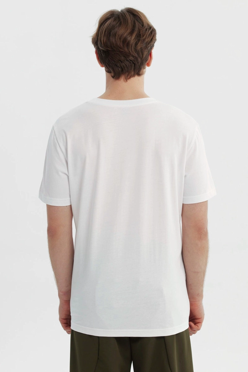 POLERA HOMBRE REGULAR BLANCO - 3