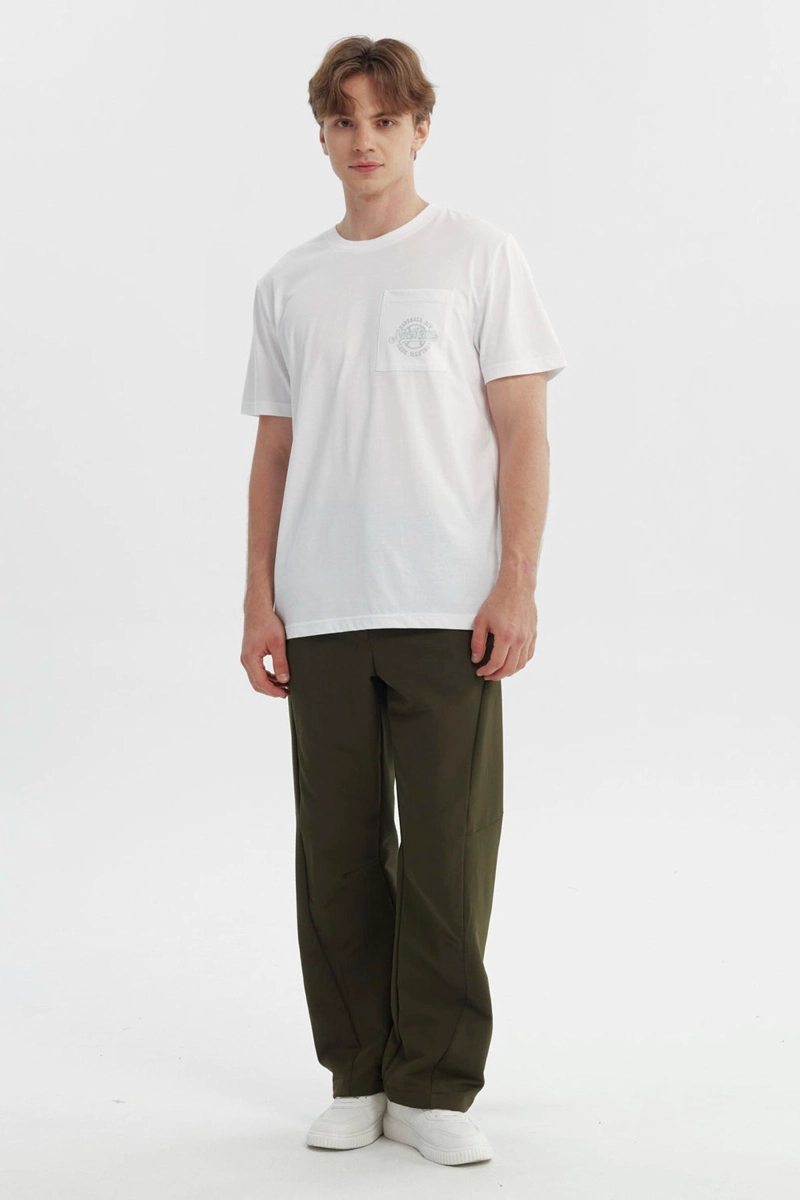 POLERA HOMBRE REGULAR BLANCO - 4