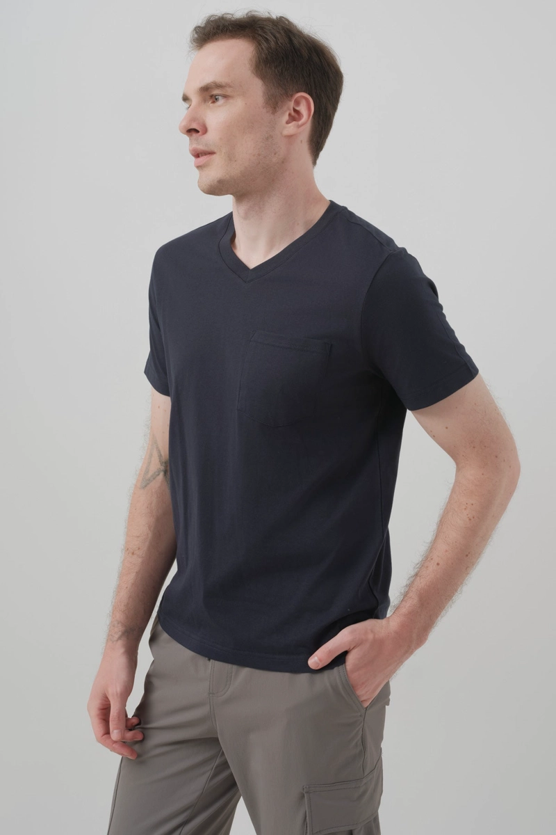 POLERA REGULAR HOMBRE AZUL MARINO - 2