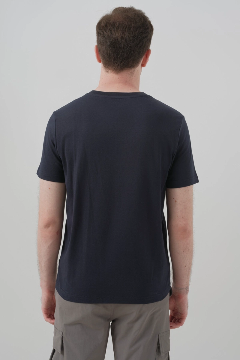POLERA REGULAR HOMBRE AZUL MARINO - 3
