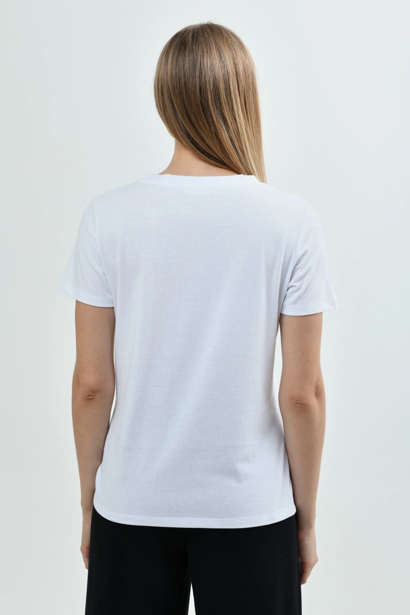 POLERA MUJER REGULAR BLANCO - 3