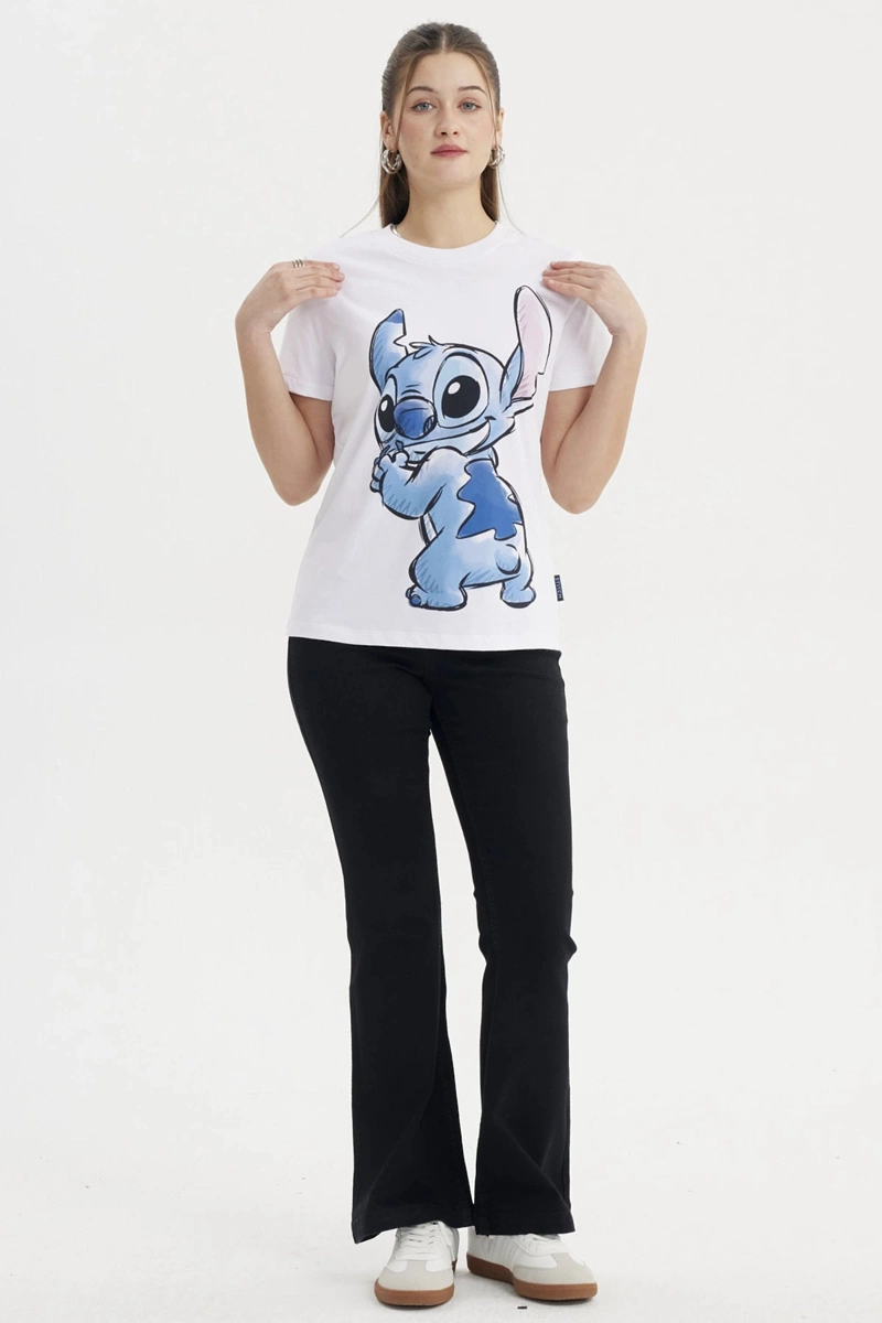 POLERA MUJER SLIM FIT BLANCO - 4