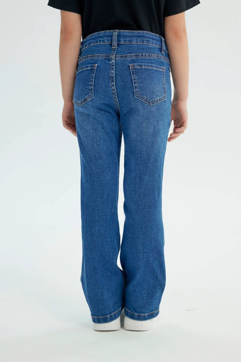 JEANS FLARE NIÑA AZUL - 3