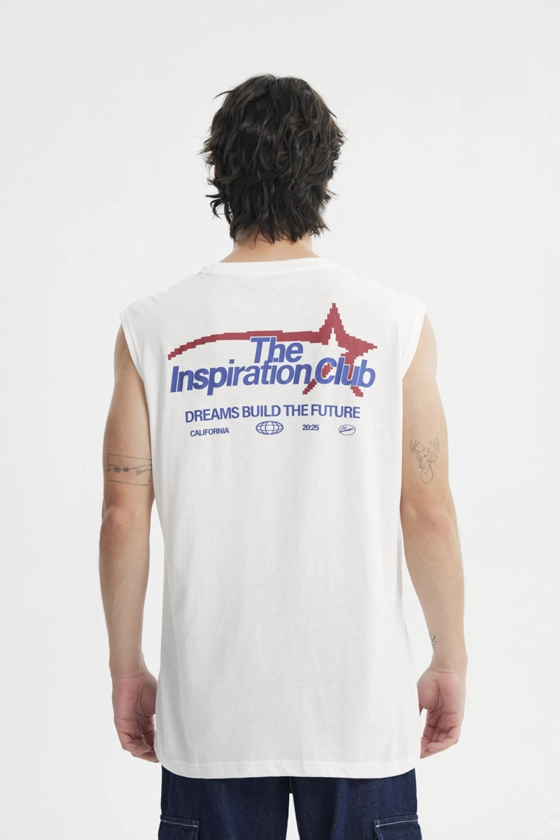 POLERA REGULAR SIN MANGAS HOMBRE CRUDO - 3