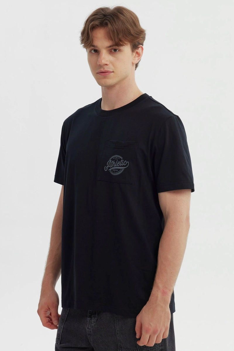 POLERA HOMBRE REGULAR NEGRO - 2