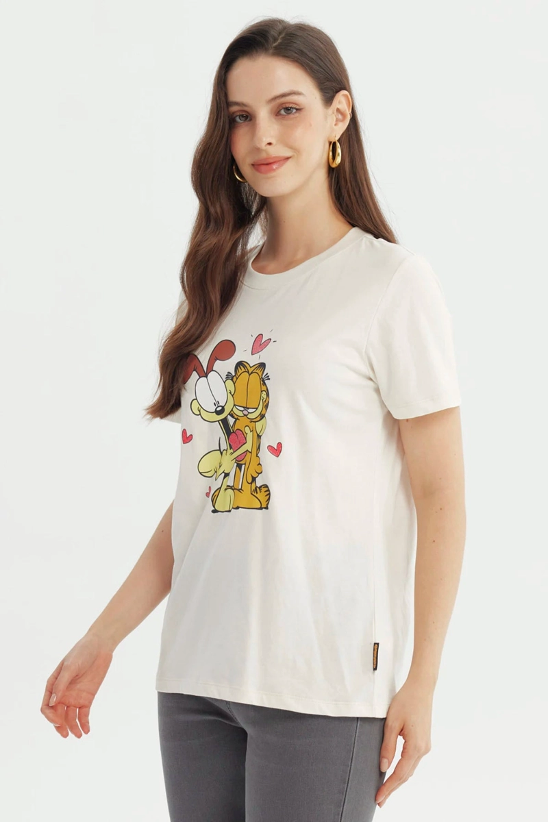 POLERA MUJER GARFIELD AMARILLO - 2