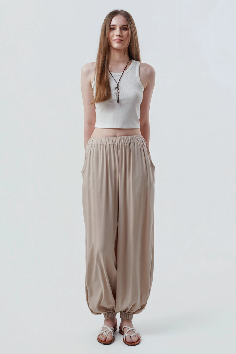POLERA SLIM MUJER CREMA - 4