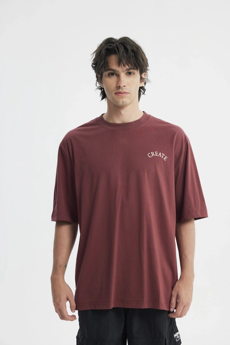 POLERA OVERSIZE HOMBRE BURDEO - 1