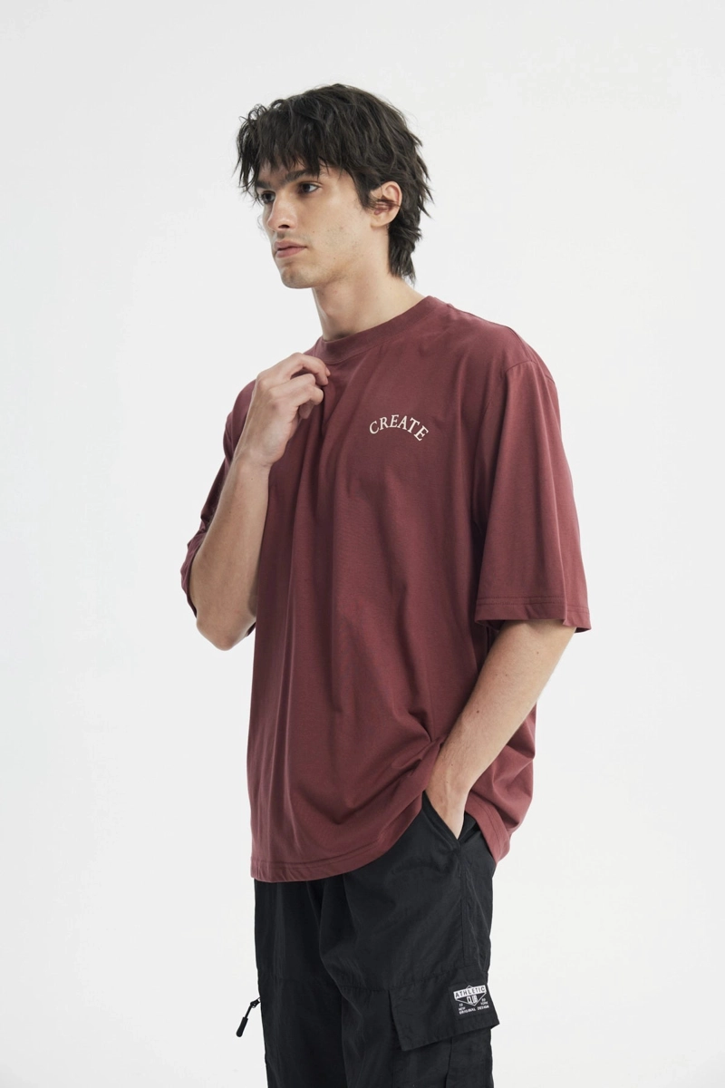 POLERA OVERSIZE HOMBRE BURDEO - 2