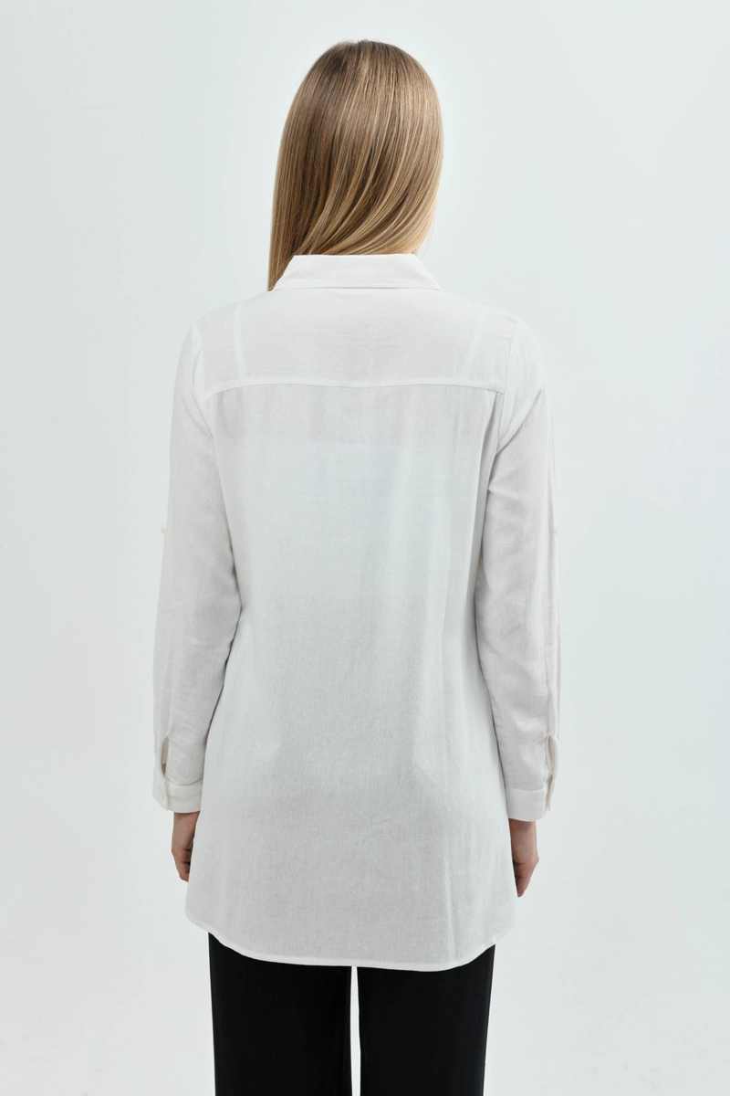 BLUSA LOOSE MUJER CRUDO - 3