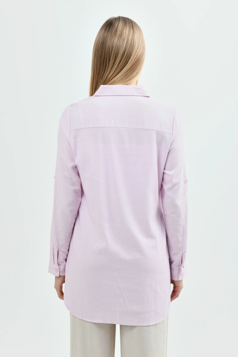 BLUSA LOOSE MUJER ROSADO - 3