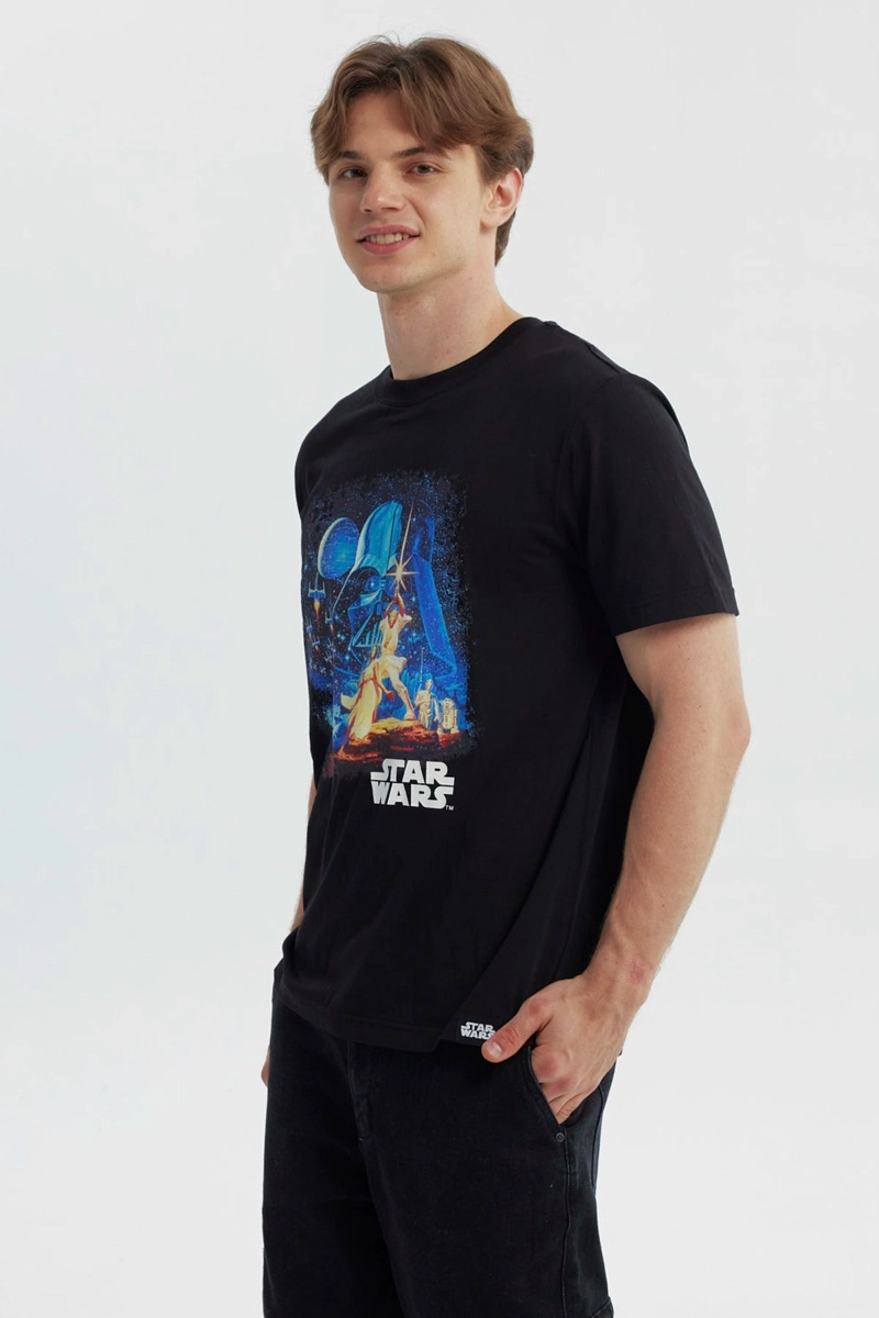 POLERA HOMBRE STAR WARS NEGRO - 2