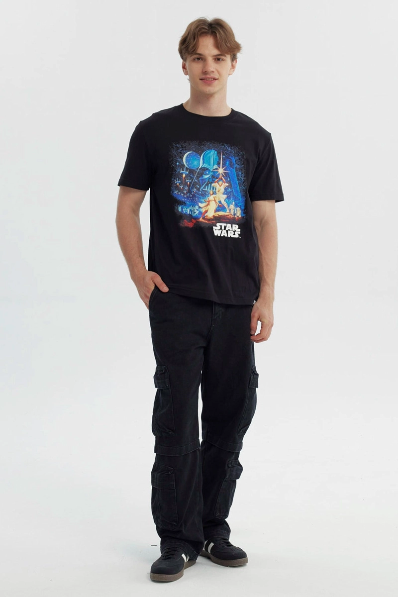 POLERA HOMBRE STAR WARS NEGRO - 4