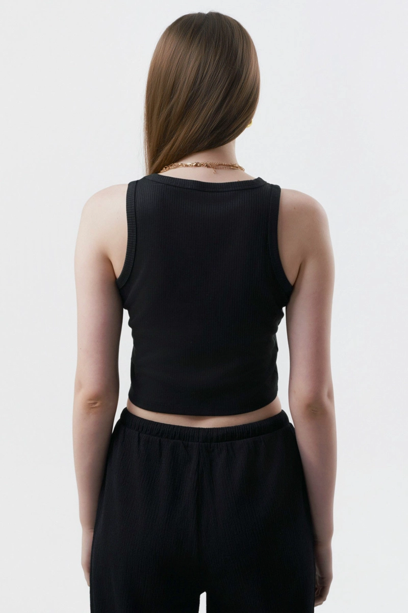 POLERA MUJER SLIM NEGRO - 3